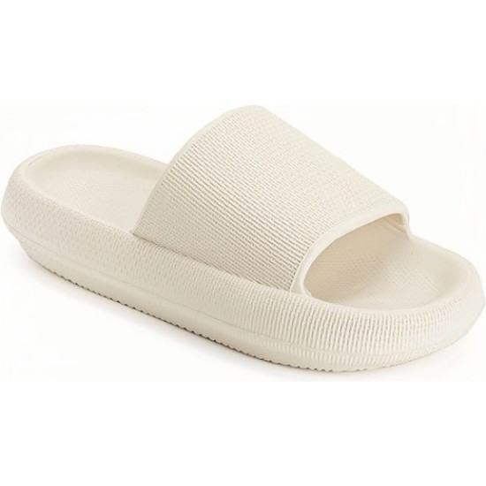 Pillow Slippers for Women and Men Non Slip Quick Drying Shower Slides Bathroom Sandals | Ultra Cushion | Thick Sole