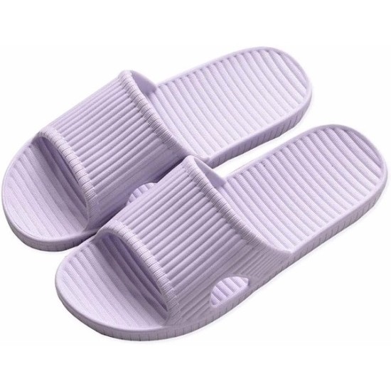 Shower Slippers , Quick Drying Lightweight Non Slip Open-toe  Breathable Shoes Slide Slippers for Bathroom,House Slipper