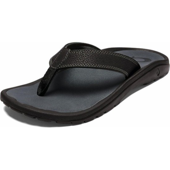 Men's Beach Sandals, Quick-Dry Flip-Flop Slides, Water Resistant & Lightweight,  Ultra-Soft Comfort Fit
