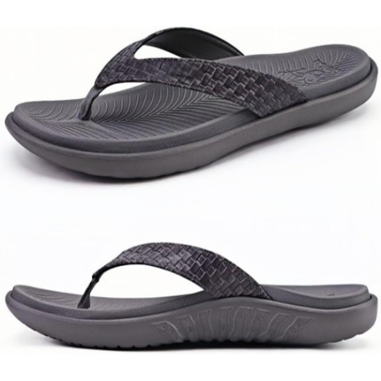 Womens Flip Flops Ladies Yoga Mat Comfortable Walking Thong Sandals With Plantar Fasciitis Arch Support Slip
